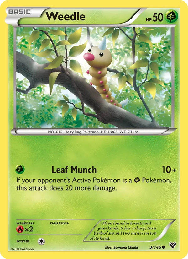Weedle XY 3/146