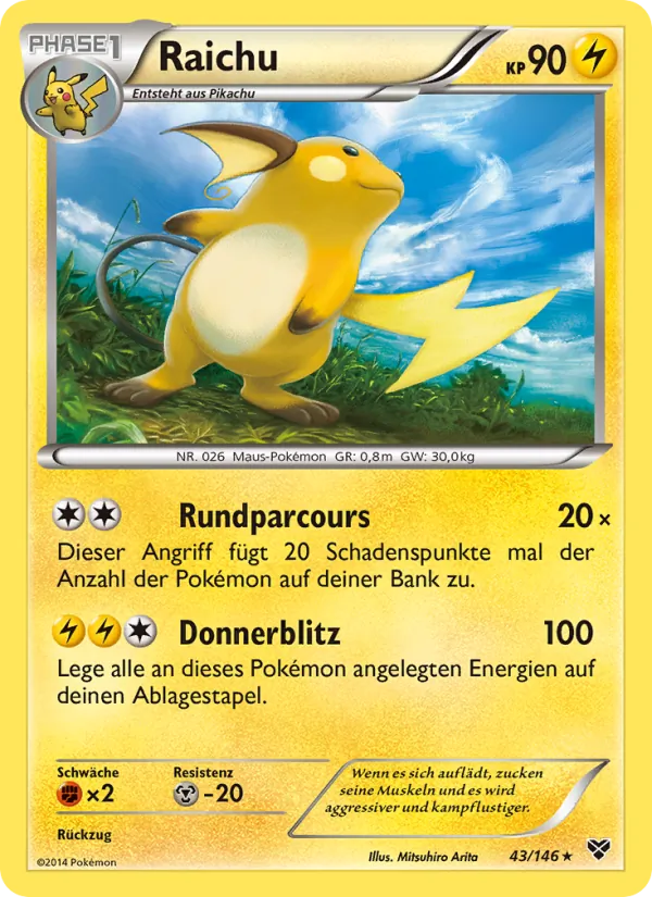 Raichu XY 43/146