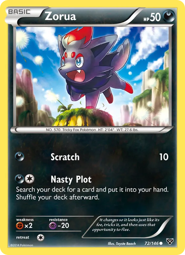 Zorua XY 72/146