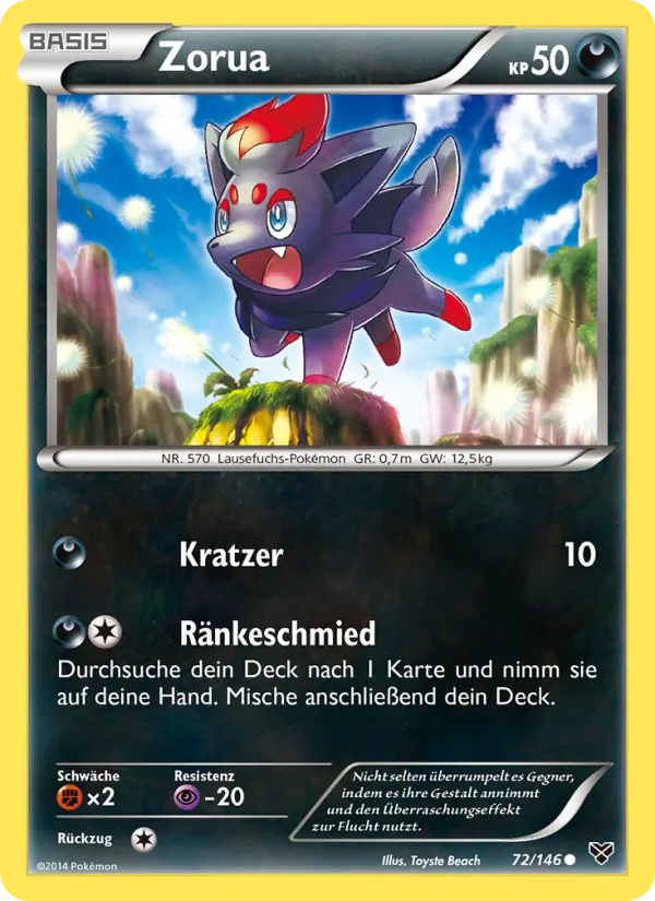 Zorua XY 72/146