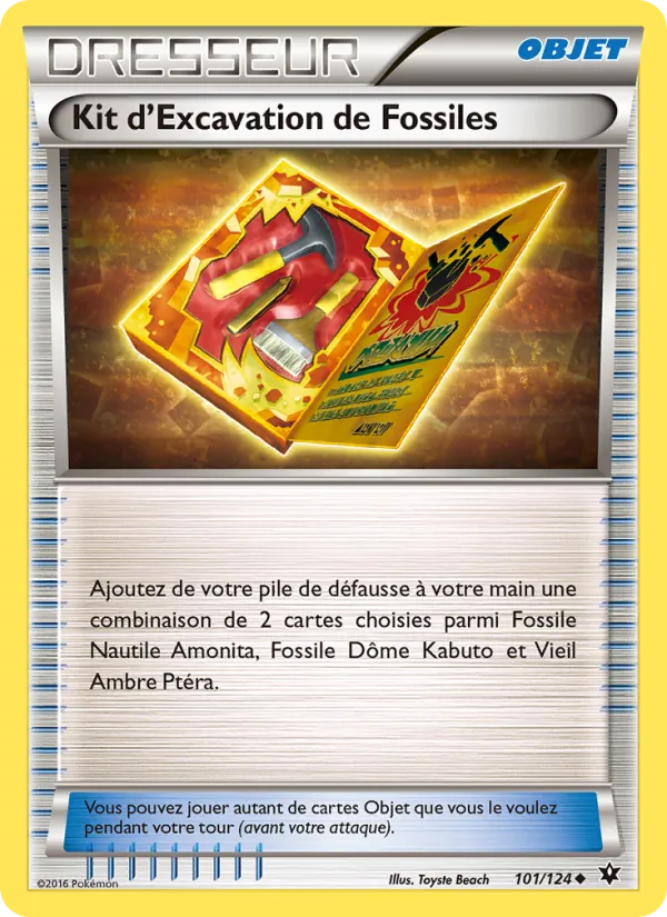 Kit d'Excavation de Fossiles Impact des Destins 101/124
