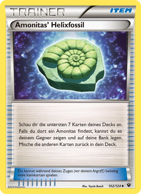 Amonitas Helixfossil Schicksalsschmiede 102/124