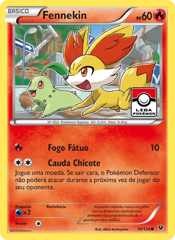 Fennekin Fusão de Destinos 10/124