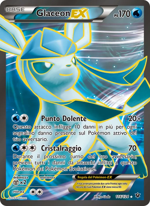 Glaceon EX Destini Incrociati 116/124
