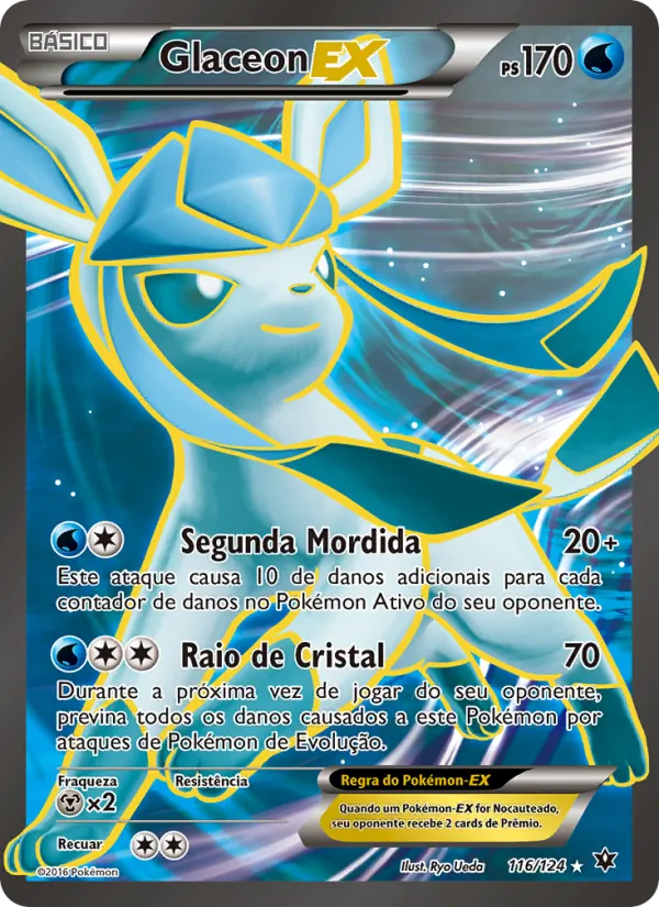 Glaceon EX Fusão de Destinos 116/124