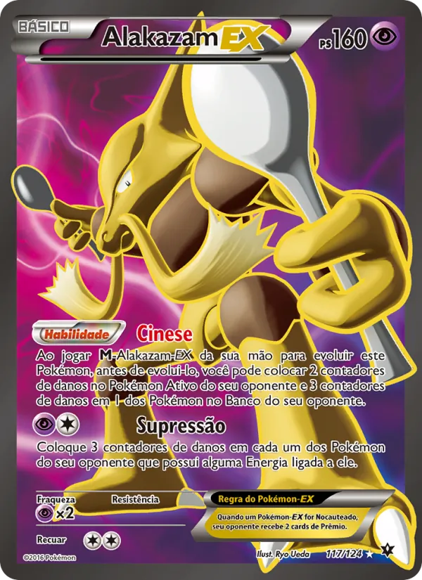 Alakazam EX Fusão de Destinos 117/124