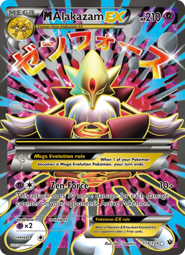 M Alakazam EX Fates Collide 118/124