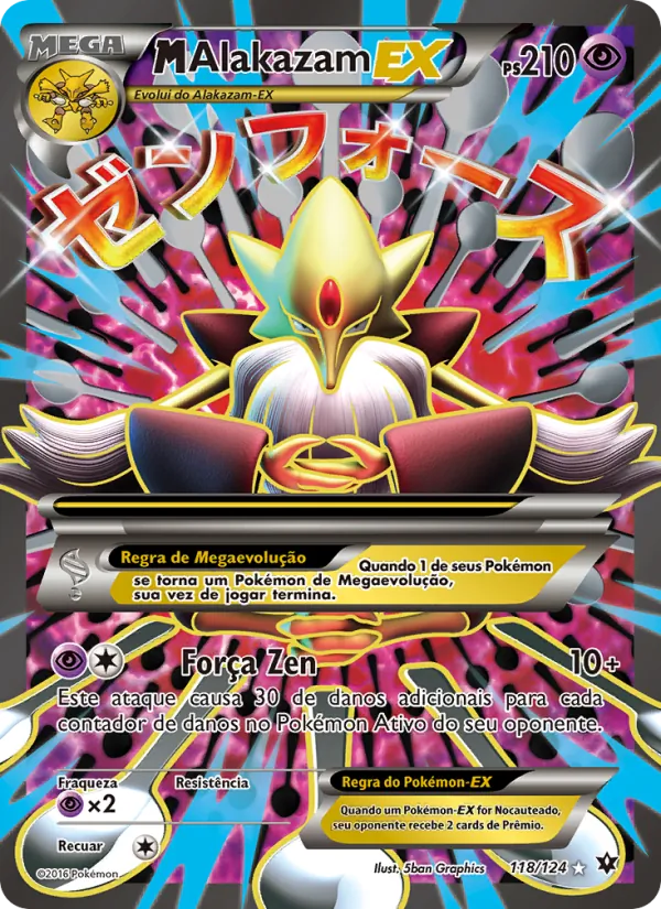 M-Alakazam EX Fusão de Destinos 118/124