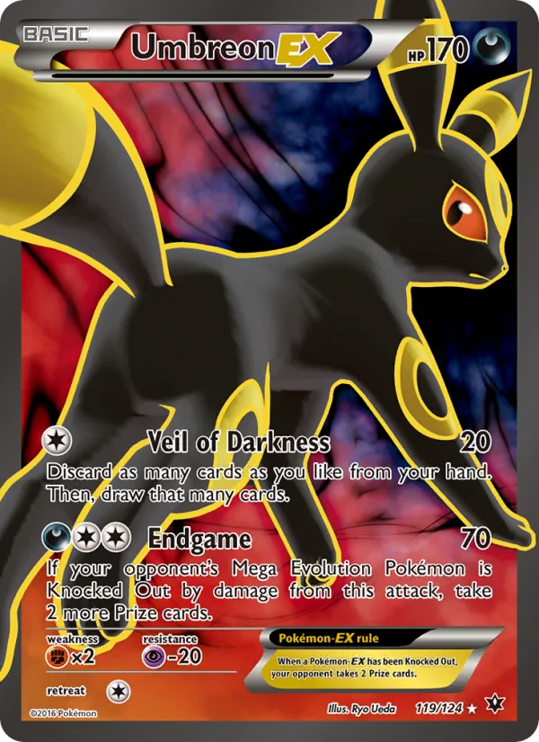 Umbreon EX Fates Collide 119/124