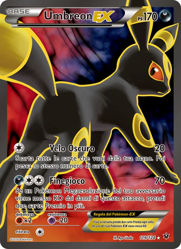 Umbreon EX Destini Incrociati 119/124