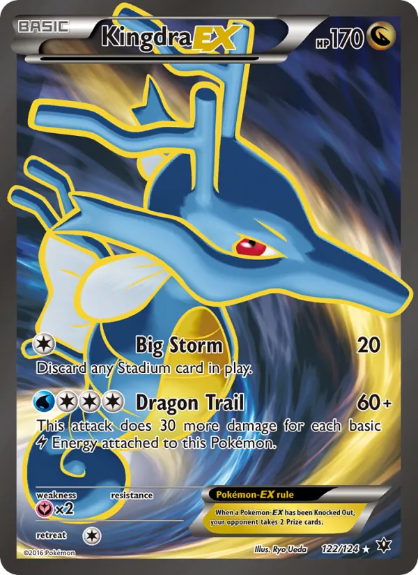 Kingdra EX Fates Collide 122/124