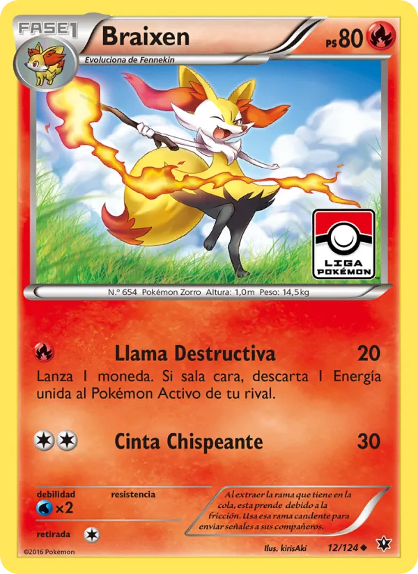 Braixen Destinos Enfrentados 12/124