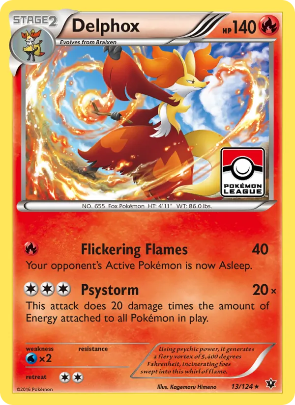 Delphox Fates Collide 13/124