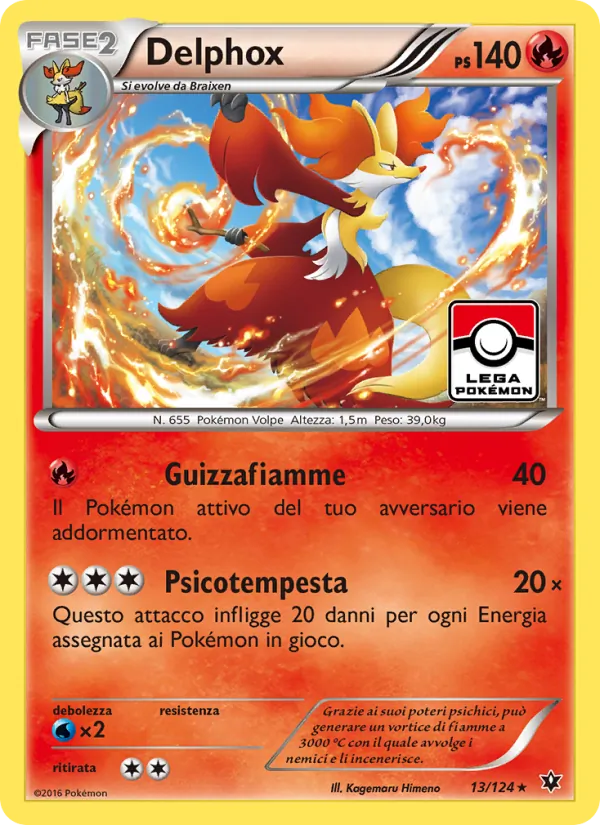 Delphox Destini Incrociati 13/124