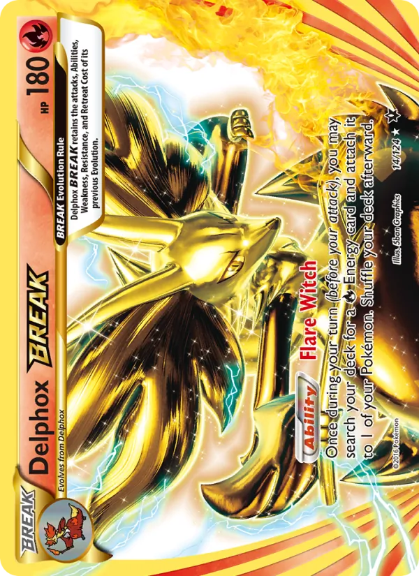 Delphox BREAK Fates Collide 14/124