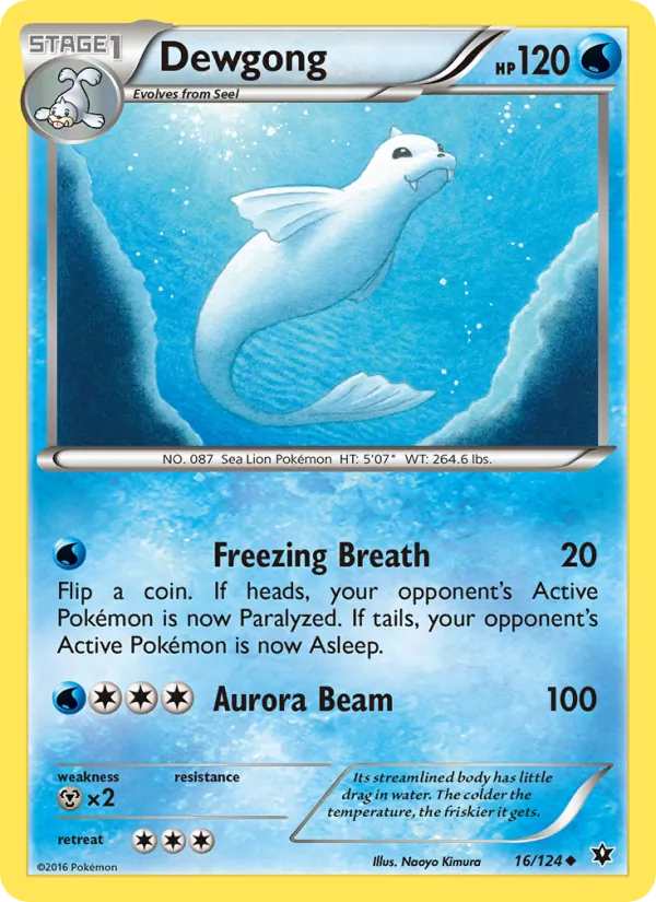 Dewgong Fates Collide 16/124
