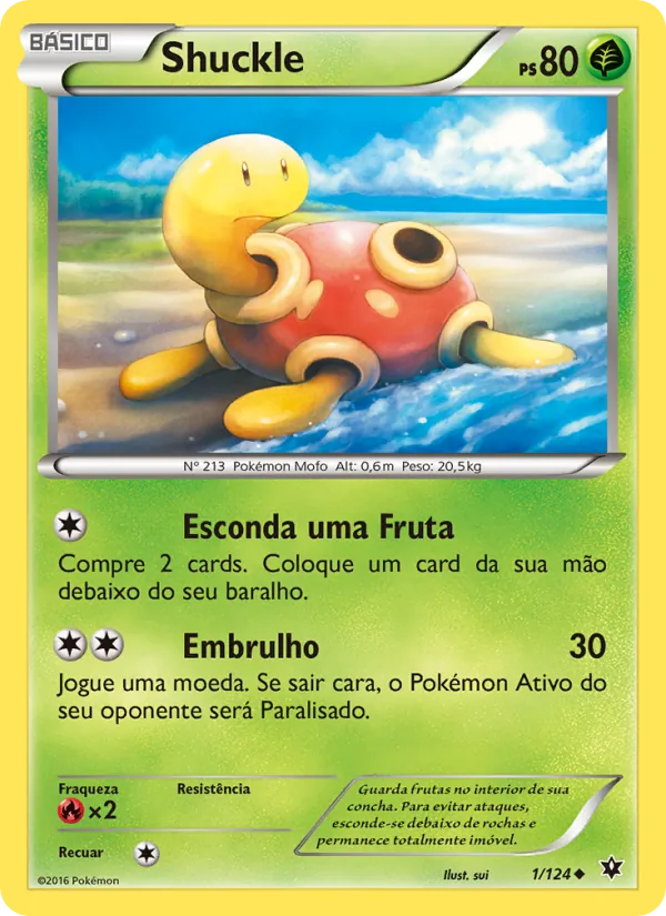 Shuckle Fusão de Destinos 1/124