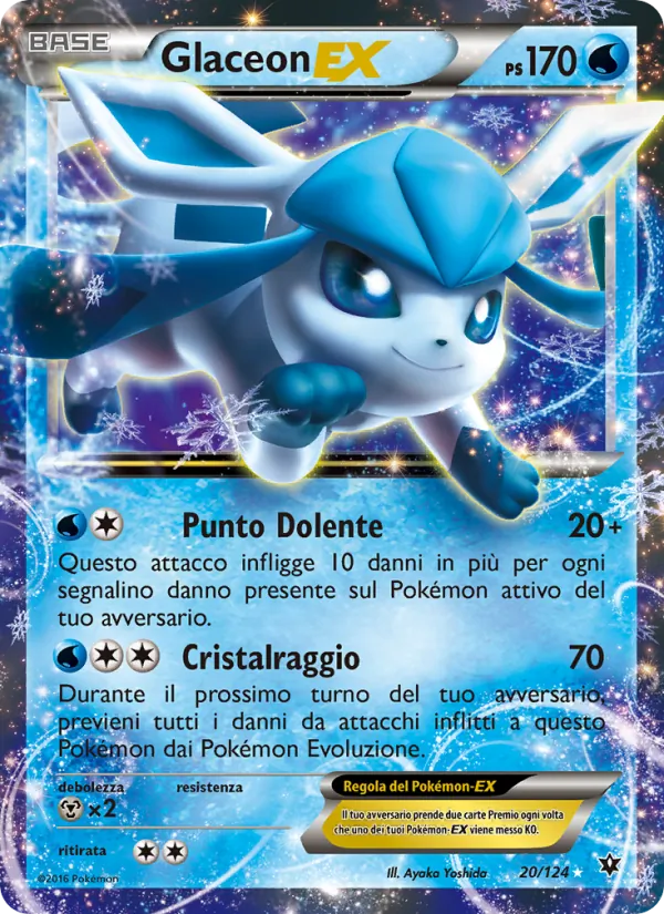 Glaceon EX Destini Incrociati 20/124