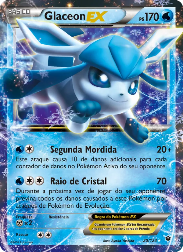 Glaceon EX Fusão de Destinos 20/124