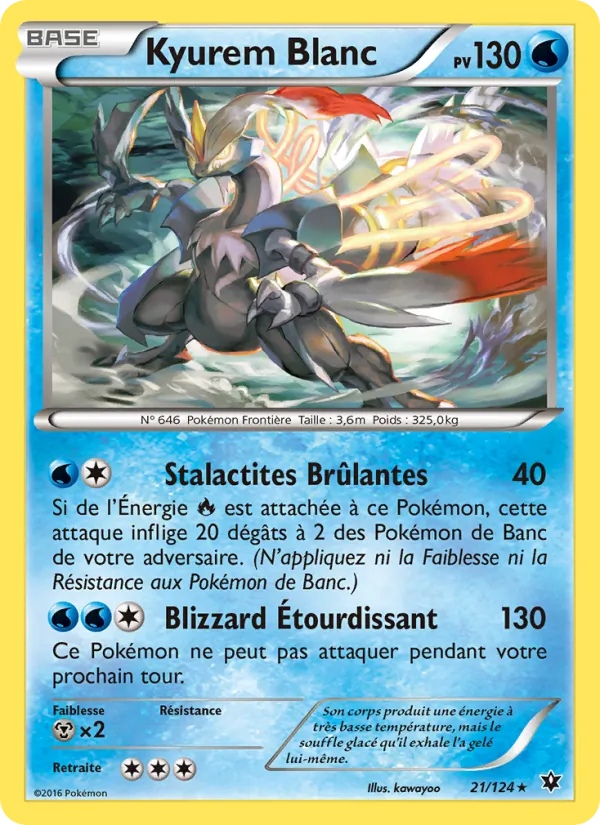 Kyurem Blanc Impact des Destins 21/124