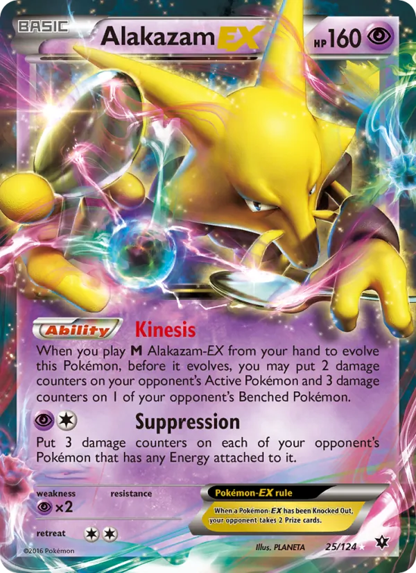 Alakazam EX Fates Collide 25/124