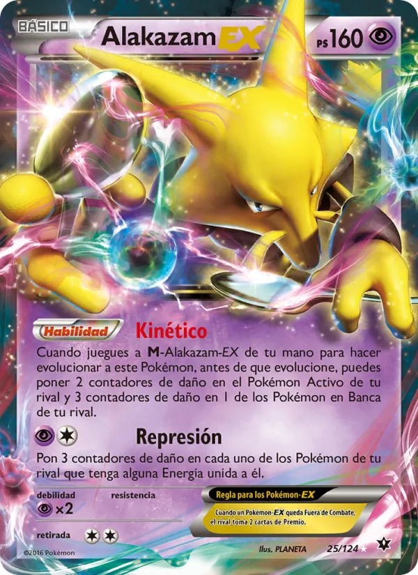 Alakazam EX Destinos Enfrentados 25/124
