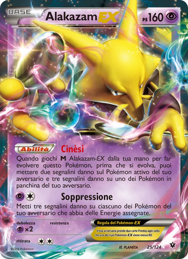 Alakazam EX Destini Incrociati 25/124