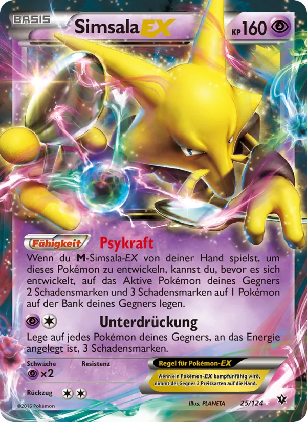 Simsala EX Schicksalsschmiede 25/124