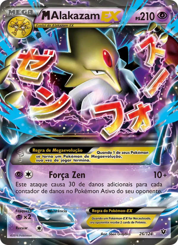 M-Alakazam EX Fusão de Destinos 26/124