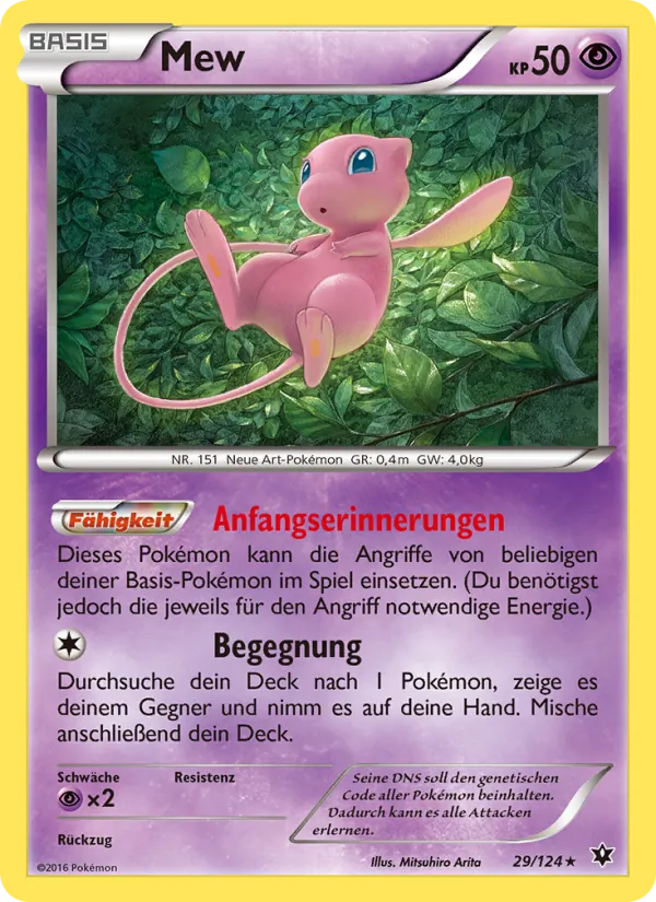 Mew Schicksalsschmiede 29/124