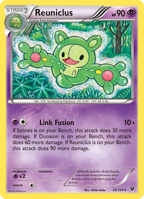 Reuniclus Fates Collide 35/124