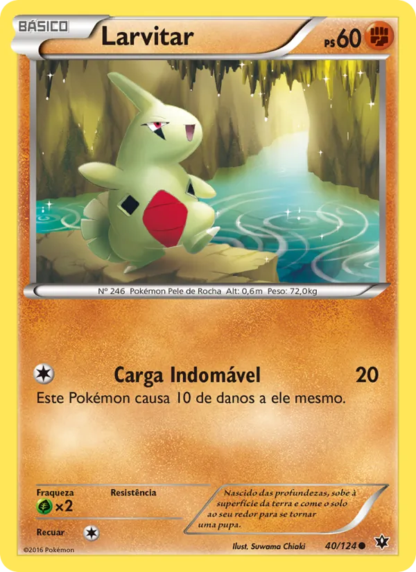 Larvitar Fusão de Destinos 40/124