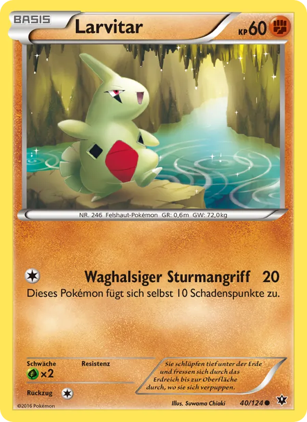 Larvitar Schicksalsschmiede 40/124