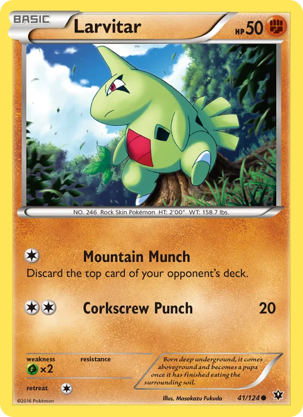 Larvitar Fates Collide 41/124