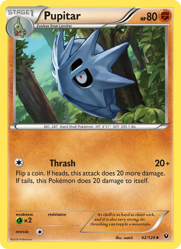 Pupitar Fates Collide 42/124