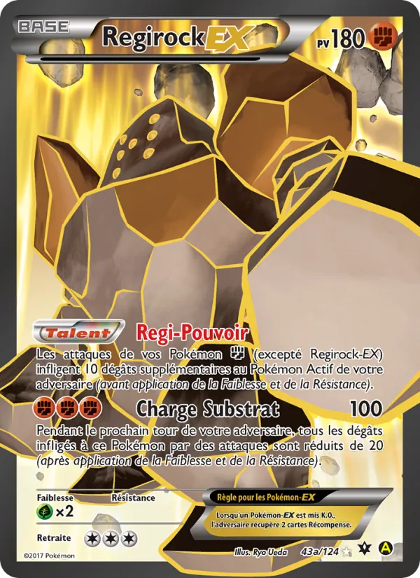 Regirock EX Impact des Destins 43/124