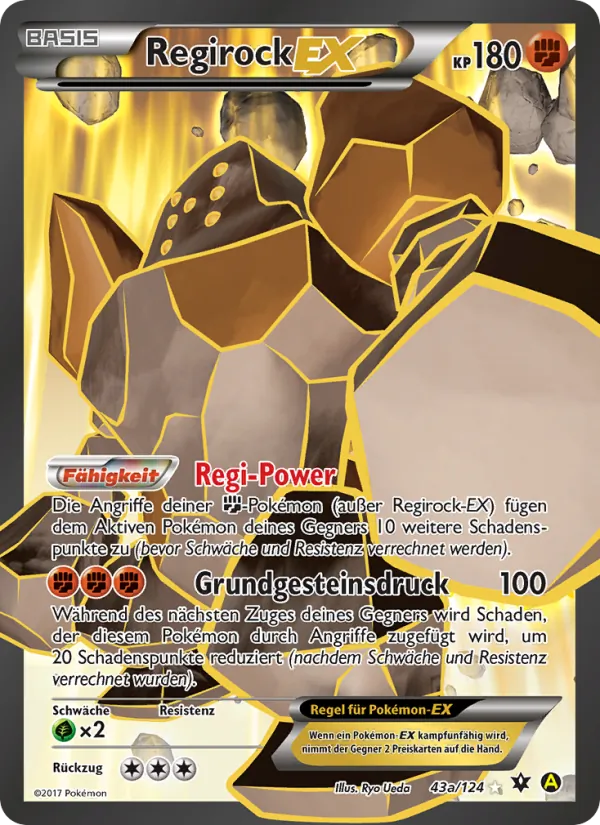 Regirock EX Schicksalsschmiede 43/124