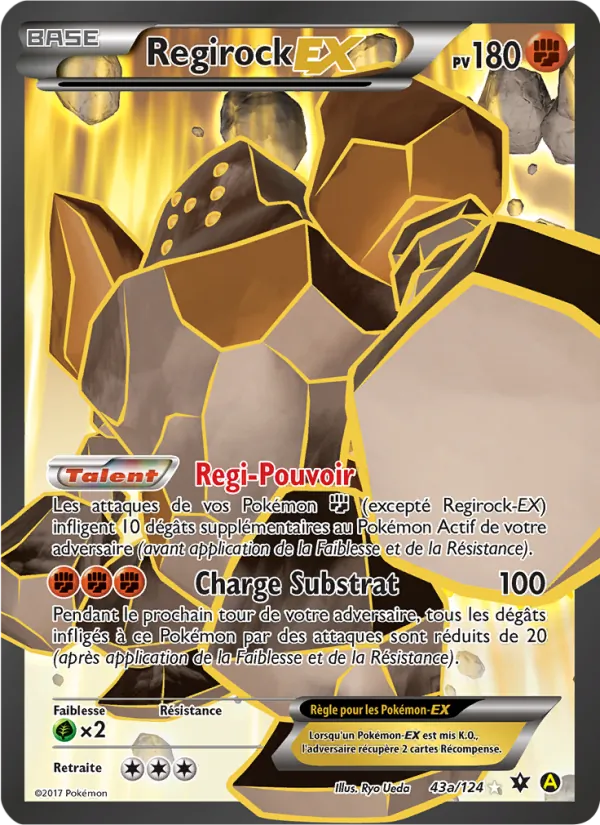 Regirock EX Impact des Destins 43a/124