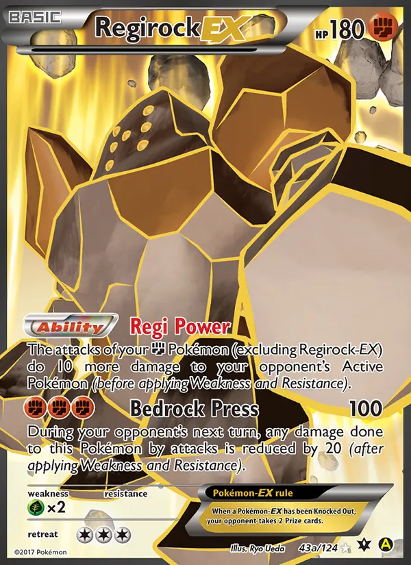 Regirock EX Fusão de Destinos 43a/124