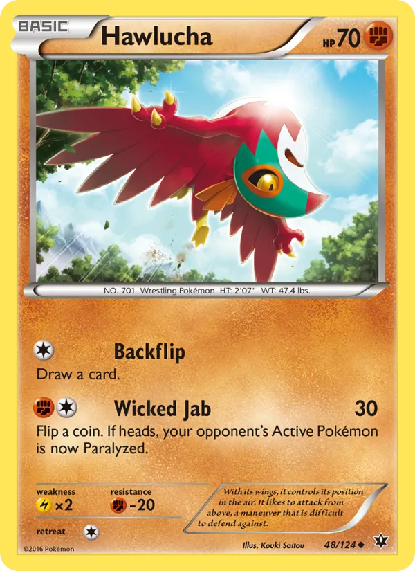 Hawlucha Fates Collide 48/124