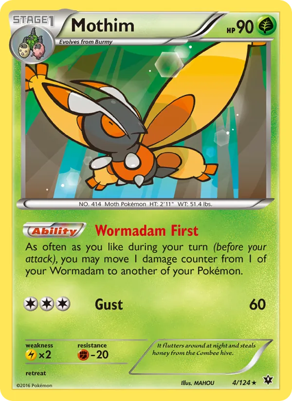 Mothim Fates Collide 4/124