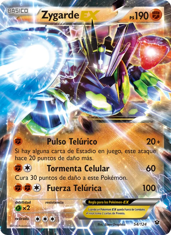 Zygarde EX Destinos Enfrentados 54/124