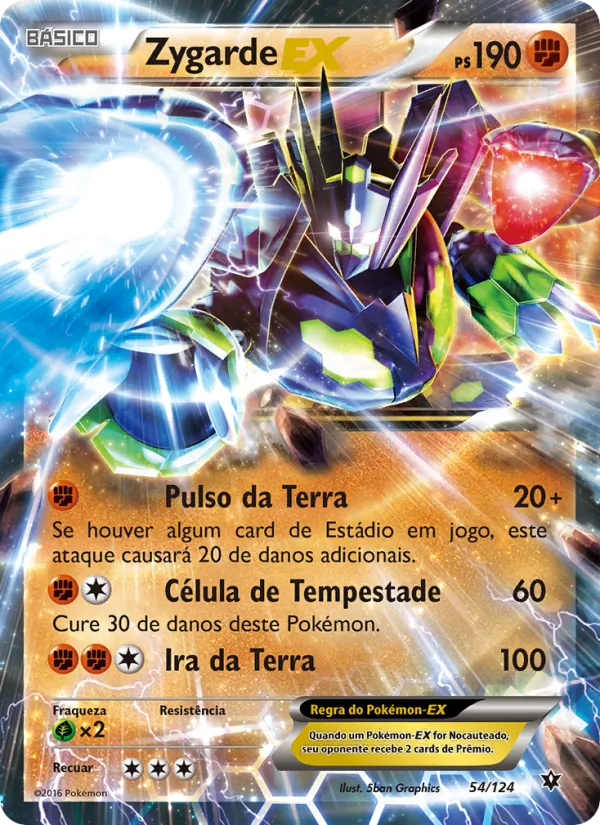 Zygarde EX Fusão de Destinos 54/124