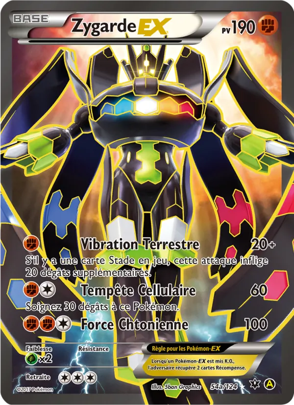 Zygarde EX Impact des Destins 54a/124
