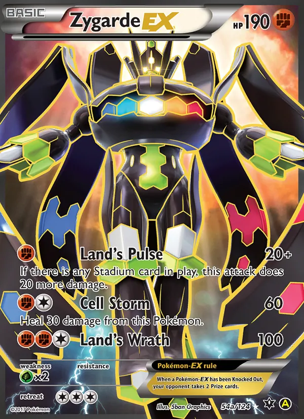 Zygarde EX Fusão de Destinos 54a/124