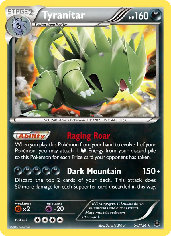 Tyranitar Fates Collide 56/124