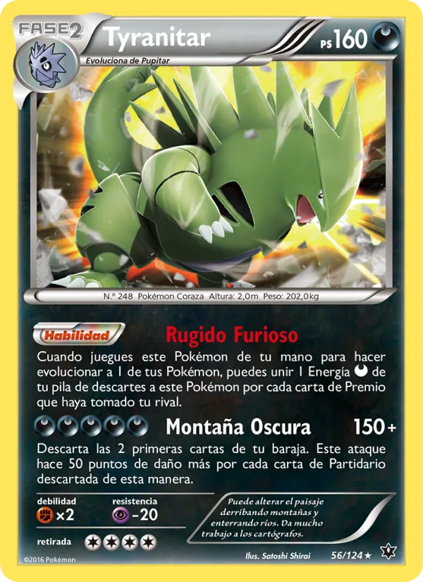 Tyranitar Destinos Enfrentados 56/124