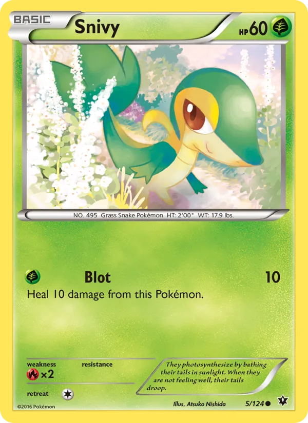 Snivy Fates Collide 5/124