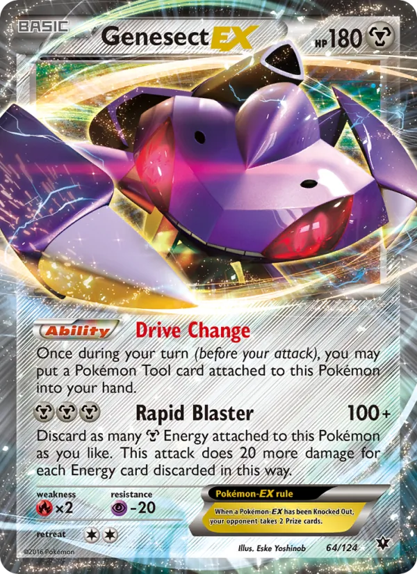 Genesect EX Fates Collide 64/124