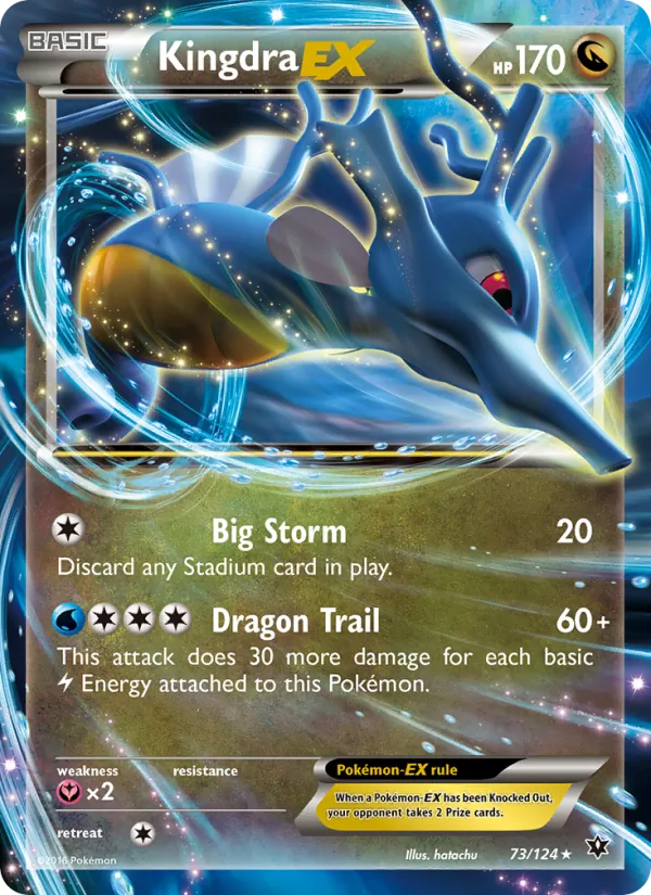 Kingdra EX Fates Collide 73/124